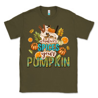 Army Green Whatever Spices Your Pumpkin Classic Tee - texasbilliewilder