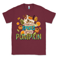 Burgundy Whatever Spices Your Pumpkin Classic Tee - texasbilliewilder