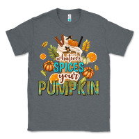 Charcoal Heather Whatever Spices Your Pumpkin Classic Tee - texasbilliewilder