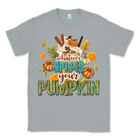 Heather Grey Whatever Spices Your Pumpkin Classic Tee - texasbilliewilder