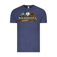 Vintage Denim Wild about Baseball Vintage Tee - HowdyJamesFarm