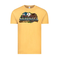 Vintage Mustard Wild about Baseball Vintage Tee - HowdyJamesFarm