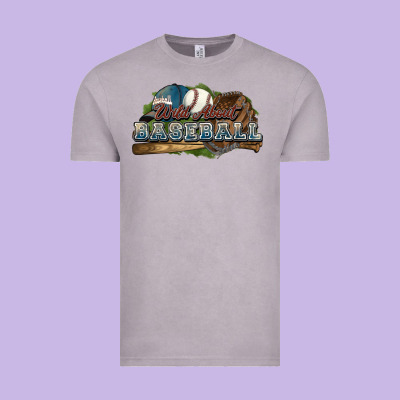 Wild About Baseball Vintage Tee Designed By Howdyjamesfarm
