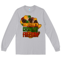 Moon Dust Juneteenth celebrate freedom Long Sleeve Tee - HowdyJamesFarm