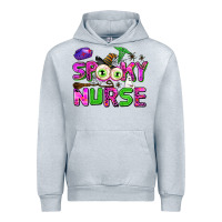 Heather Grey spooky nurse Urban Hoodie - AdoDesignShop