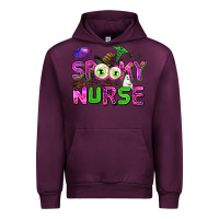 Mauve Wine spooky nurse Urban Hoodie - AdoDesignShop