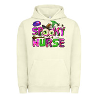 Pigment Pistachio spooky nurse Urban Hoodie - AdoDesignShop
