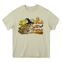 Mossy Trick Or Treat With Frog Heavy Core Tee - LillyAllenDesigns