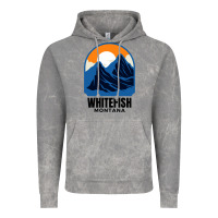 Cloud Rock Whitefish MT Vintage Hoodie - minhPixels