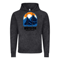 Vintage Black Whitefish MT Vintage Hoodie - minhPixels
