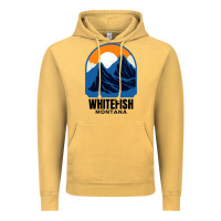 Vintage Mustard Whitefish MT Vintage Hoodie - minhPixels