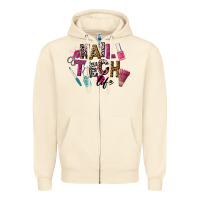 Sandshell Nail Tech Life Zipper Hoodie - LillyAllenDesigns