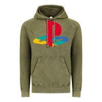 Vintage Olive play station Vintage Hoodie - minhPixels