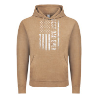 Vintage Coffee Father's Day Best Dad Ever American Flag Vintage Hoodie - minhPixels
