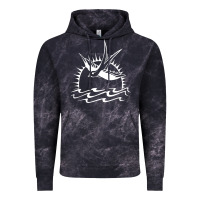 Cloud Black Captain Jack Sparrow Tattoo WHITE Vintage Hoodie - minhPixels