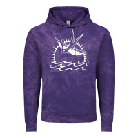 Cloud Purple Captain Jack Sparrow Tattoo WHITE Vintage Hoodie - minhPixels