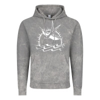 Cloud Rock Captain Jack Sparrow Tattoo WHITE Vintage Hoodie - minhPixels