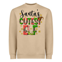 Mushroom santas cutest elf Heavyweight Sweatshirt - CowhideDigitalArt