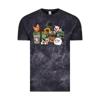 Cloud Black Farm animal coffee cups Vintage Tee - HowdyJamesFarm