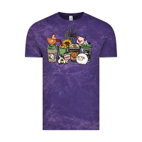 Cloud Purple Farm animal coffee cups Vintage Tee - HowdyJamesFarm