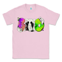 Bubblegum Pink Boo Ghost Cat Classic Tee - texasbilliewilder