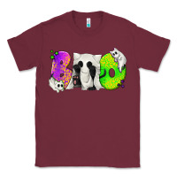 Burgundy Boo Ghost Cat Classic Tee - texasbilliewilder