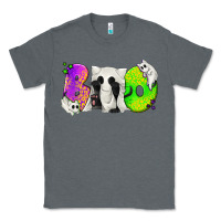 Charcoal Heather Boo Ghost Cat Classic Tee - texasbilliewilder