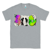 Heather Grey Boo Ghost Cat Classic Tee - texasbilliewilder