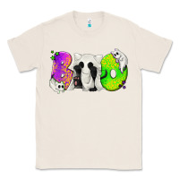 Natural Boo Ghost Cat Classic Tee - texasbilliewilder