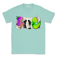 Seafoam Boo Ghost Cat Classic Tee - texasbilliewilder