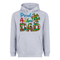 Heather Grey proud autism dad Heavyweight Hoodie - Artiststas
