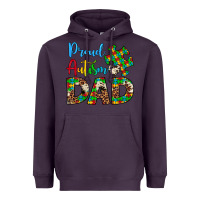 Plum proud autism dad Heavyweight Hoodie - Artiststas