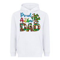 White proud autism dad Heavyweight Hoodie - Artiststas