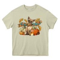 Mossy Hello Autumn With Chihuahua Dog Heavy Core Tee - LillyAllenDesigns