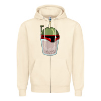 Sandshell bubble fett boba tea funny sci fi pun pearl milk tea gift t shirt Zipper Hoodie - minhPixels