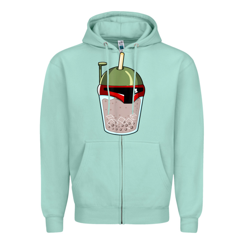Bubble Fett Boba Tea Funny Sci Fi Pun Pearl Milk Tea Gift T Shirt Zipper Hoodie by minhPixels | Teevron