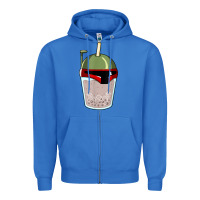 True Royal bubble fett boba tea funny sci fi pun pearl milk tea gift t shirt Zipper Hoodie - minhPixels