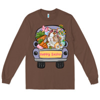 Chestnut Happy Easter bunny truck Easter Day Long Sleeve Tee - CowGirlArtShop