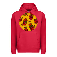 Cardinal african masks round earrings 5 Premium Hoodie - BundleAndBundleShop