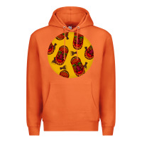 Carrot african masks round earrings 5 Premium Hoodie - BundleAndBundleShop