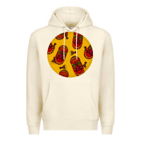 Sandshell african masks round earrings 5 Premium Hoodie - BundleAndBundleShop