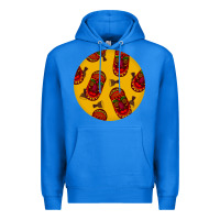 True Royal african masks round earrings 5 Premium Hoodie - BundleAndBundleShop