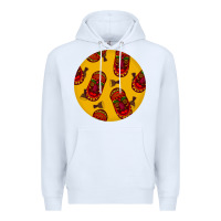 White african masks round earrings 5 Premium Hoodie - BundleAndBundleShop