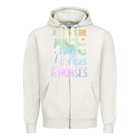 Oatmeal Heather Jesus And Horses, Horse Gifts For Girls, Women Zipper Hoodie - minhPixels