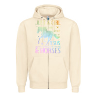 Sandshell Jesus And Horses, Horse Gifts For Girls, Women Zipper Hoodie - minhPixels