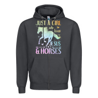 Smoke Jesus And Horses, Horse Gifts For Girls, Women Zipper Hoodie - minhPixels