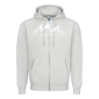 Dove Grey Canadian Rockies Gift Canada Rocky Mountains Souvenir Zipper Hoodie - minhPixels