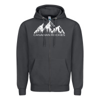 Smoke Canadian Rockies Gift Canada Rocky Mountains Souvenir Zipper Hoodie - minhPixels
