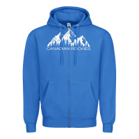 True Royal Canadian Rockies Gift Canada Rocky Mountains Souvenir Zipper Hoodie - minhPixels