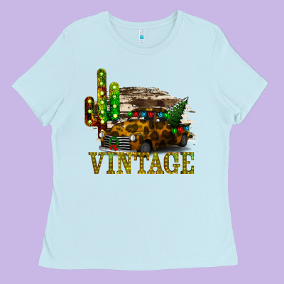 Rusty Grunge Car Vintage Ladies Tee Designed By Bettercallsaul